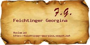 Feichtinger Georgina névjegykártya